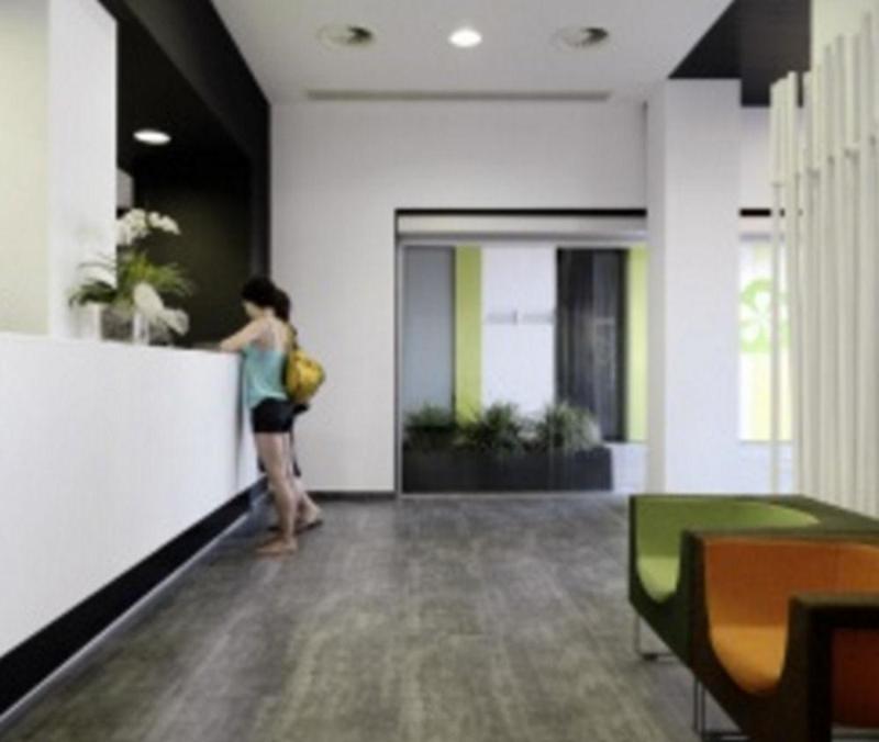 Hotel Residencia Melon District Marina Barcelona Exterior foto